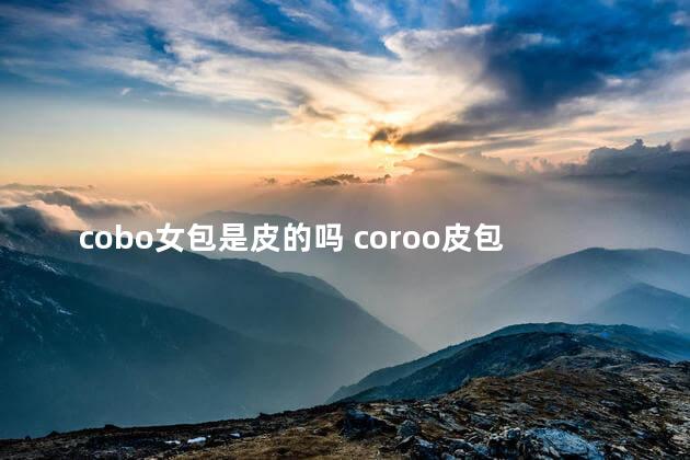 cobo女包是皮的吗 coroo皮包是什么牌子